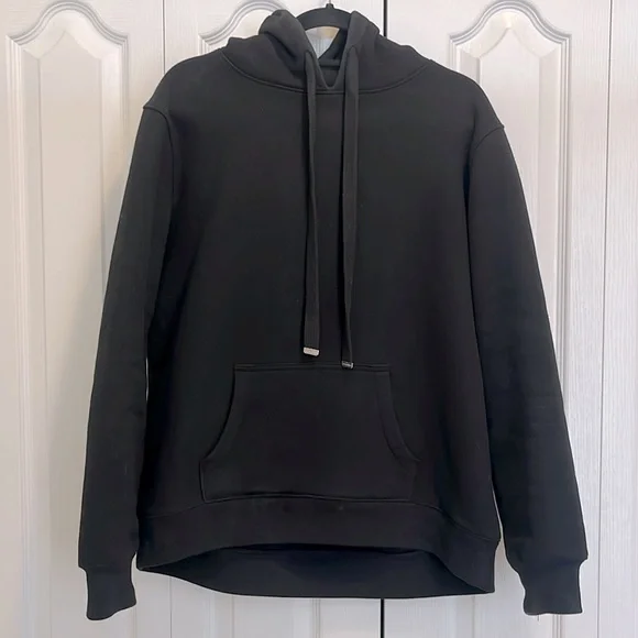 All Saints Giselle Chain Fringe Black Hoodie M - Picture 8 of 12